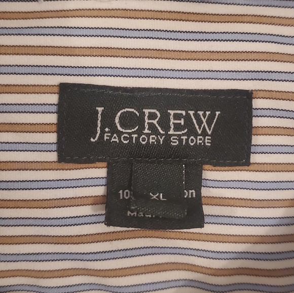 J. CREW Men's Stripe Button Down Shirt - Picture 4 of 5